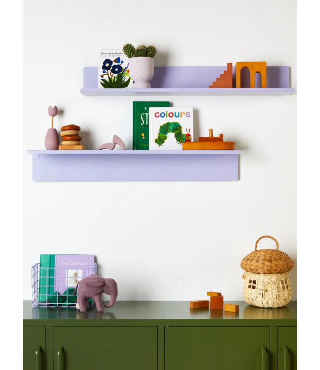 Mustard - The Ledge - Étagère murale - Grande - Lilas