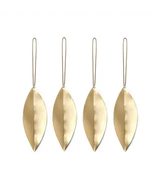 Ferm Living Ferm Living - Ornements de table - Lot de 4 - Laiton