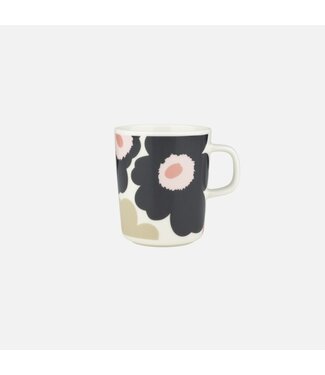 Marimekko Marimekko - Unikko - Mug - 2,5 dl - Gris/Rose