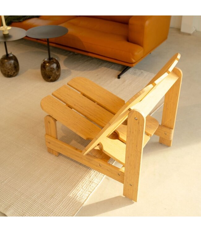 Weltevree - Picket Chair - Loungestoel voor binnen en buiten - Bamboe