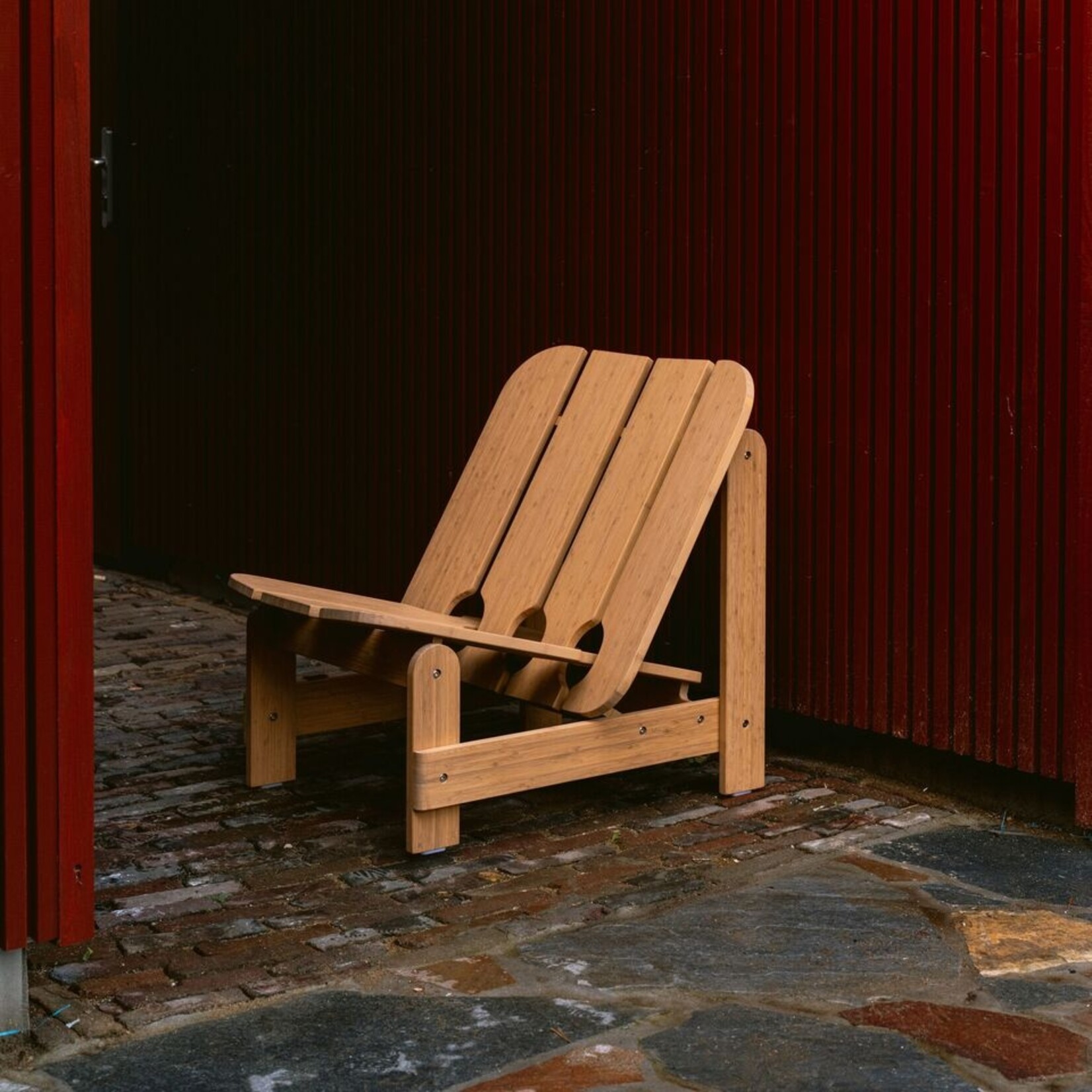 Weltevree Weltevree - Picket Chair - Fauteuil lounge pour l'intérieur et l'extérieur - Bambou