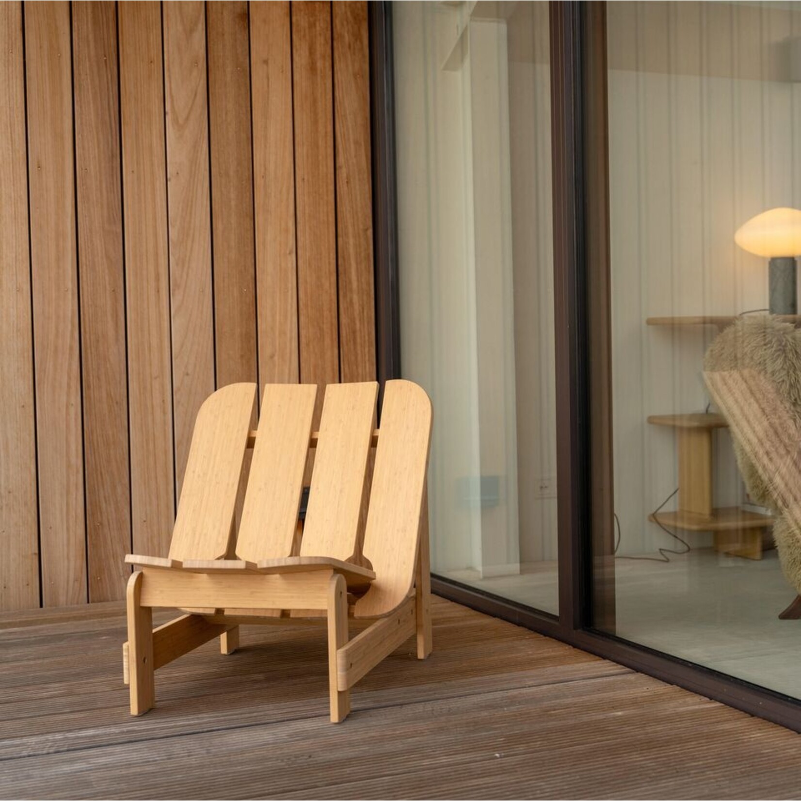 Weltevree Weltevree - Picket Chair - Loungestoel voor binnen en buiten - Bamboe