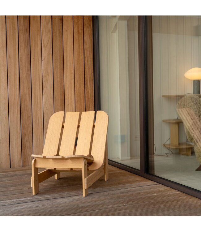 Weltevree - Picket Chair - Loungestoel voor binnen en buiten - Bamboe