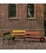 Weltevree - Wheelbench Aluminium - Banc à roulettes - Rouge oxyde