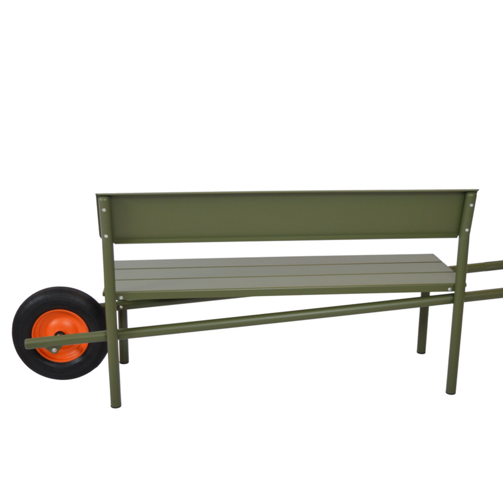 Weltevree Weltevree - Wheelbench Aluminium - Bank op wielen - Olijf groen