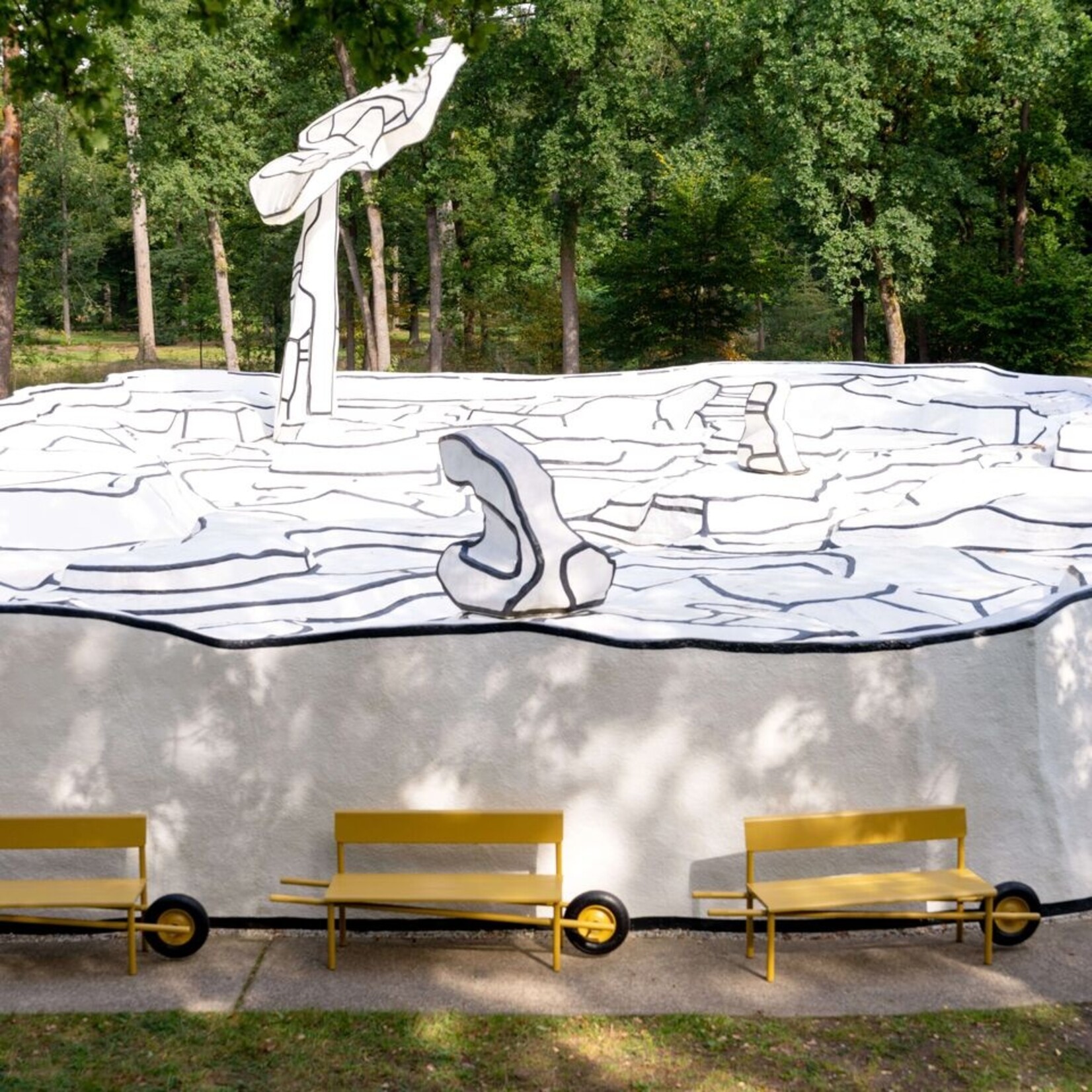 Weltevree Weltevree - Wheelbench Kröller-Müller Edition - Banc sur roulettes