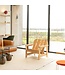 Weltevree - Chaise Picket avec accoudoirs - Fauteuil lounge d'intérieur et d'extérieur - Bambou