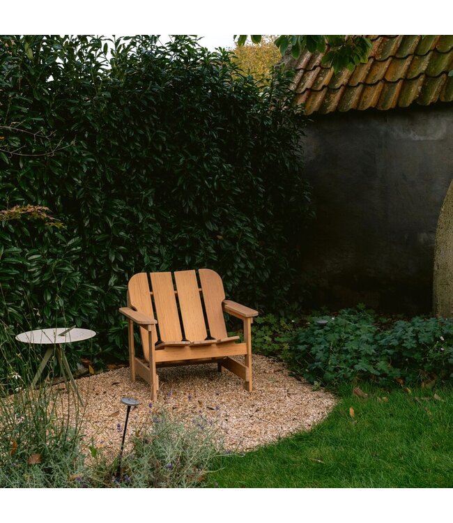 Weltevree - Chaise Picket avec accoudoirs - Fauteuil lounge d'intérieur et d'extérieur - Bambou