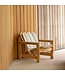 Weltevree - Chaise Picket avec accoudoirs - Fauteuil lounge d'intérieur et d'extérieur - Bambou