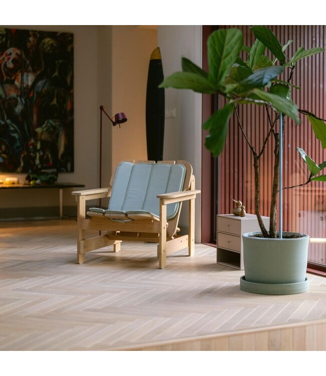 Weltevree - Picket Chair met Armleuningen - Loungestoel voor binnen en buiten - Bamboe