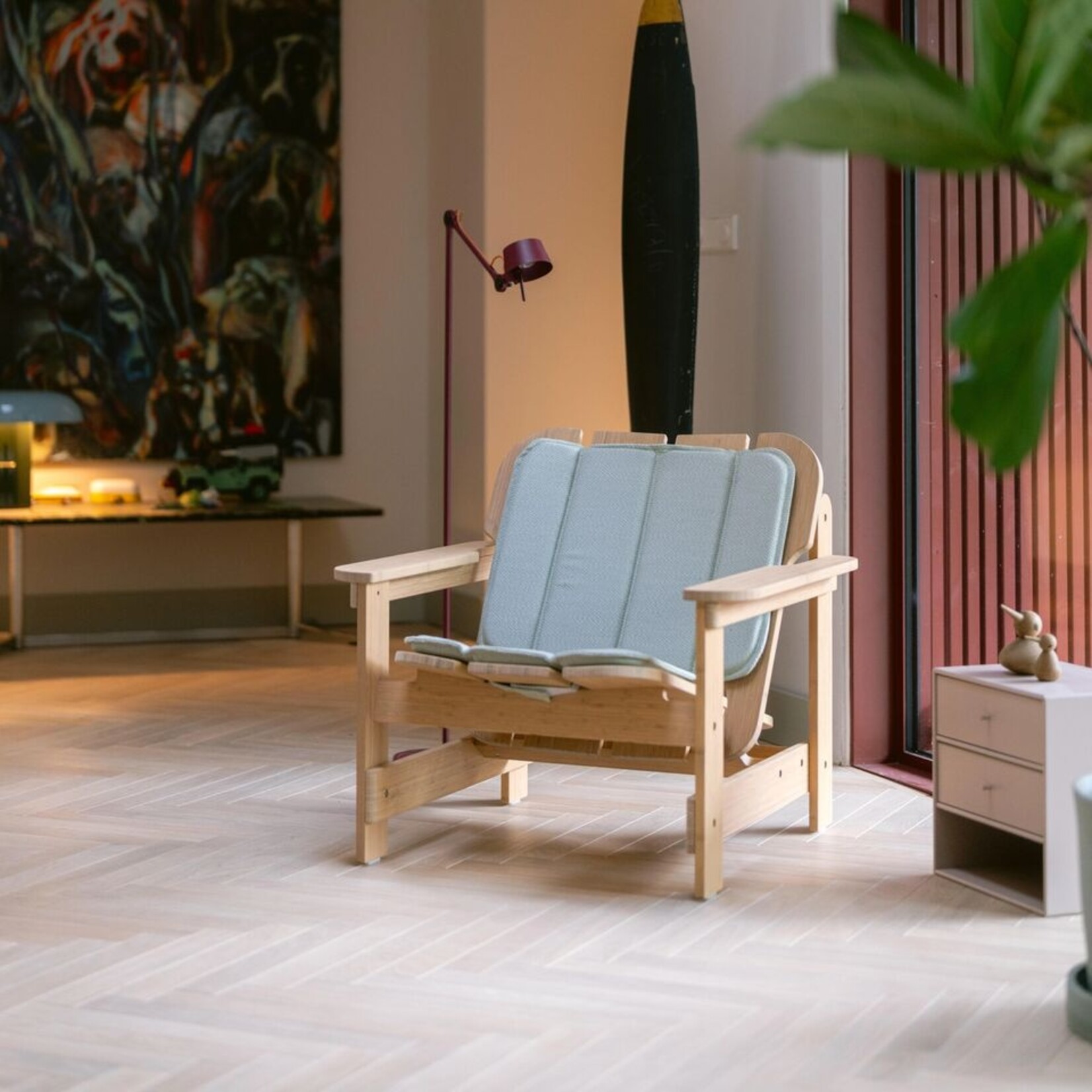 Weltevree Weltevree - Kussenset voor de Picket Chair - Voor binnen - en buitengebruik  - Lichtgroen