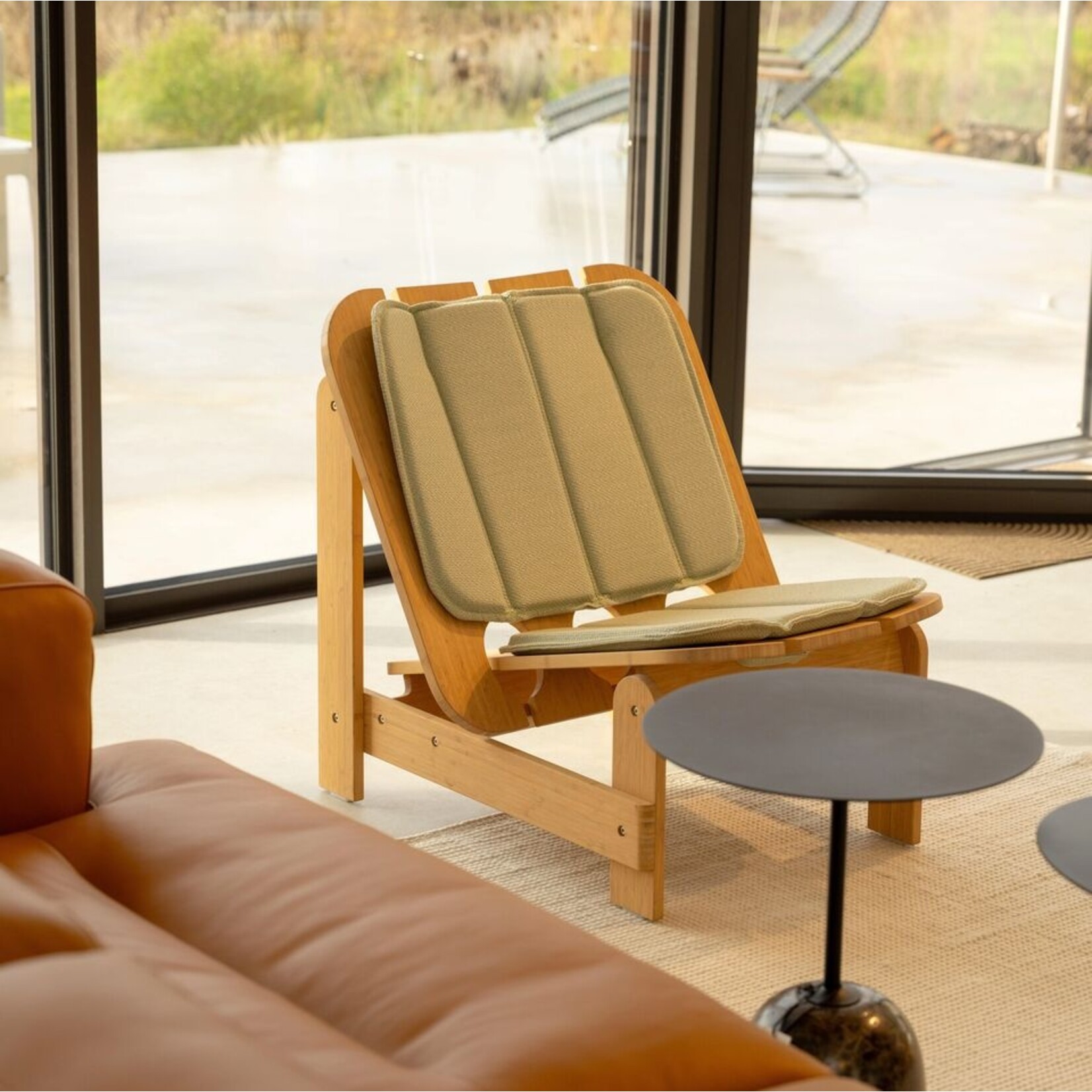 Weltevree Weltevree - Kussenset voor de Picket Chair - Voor binnen - en buitengebruik  - Lichtgroen