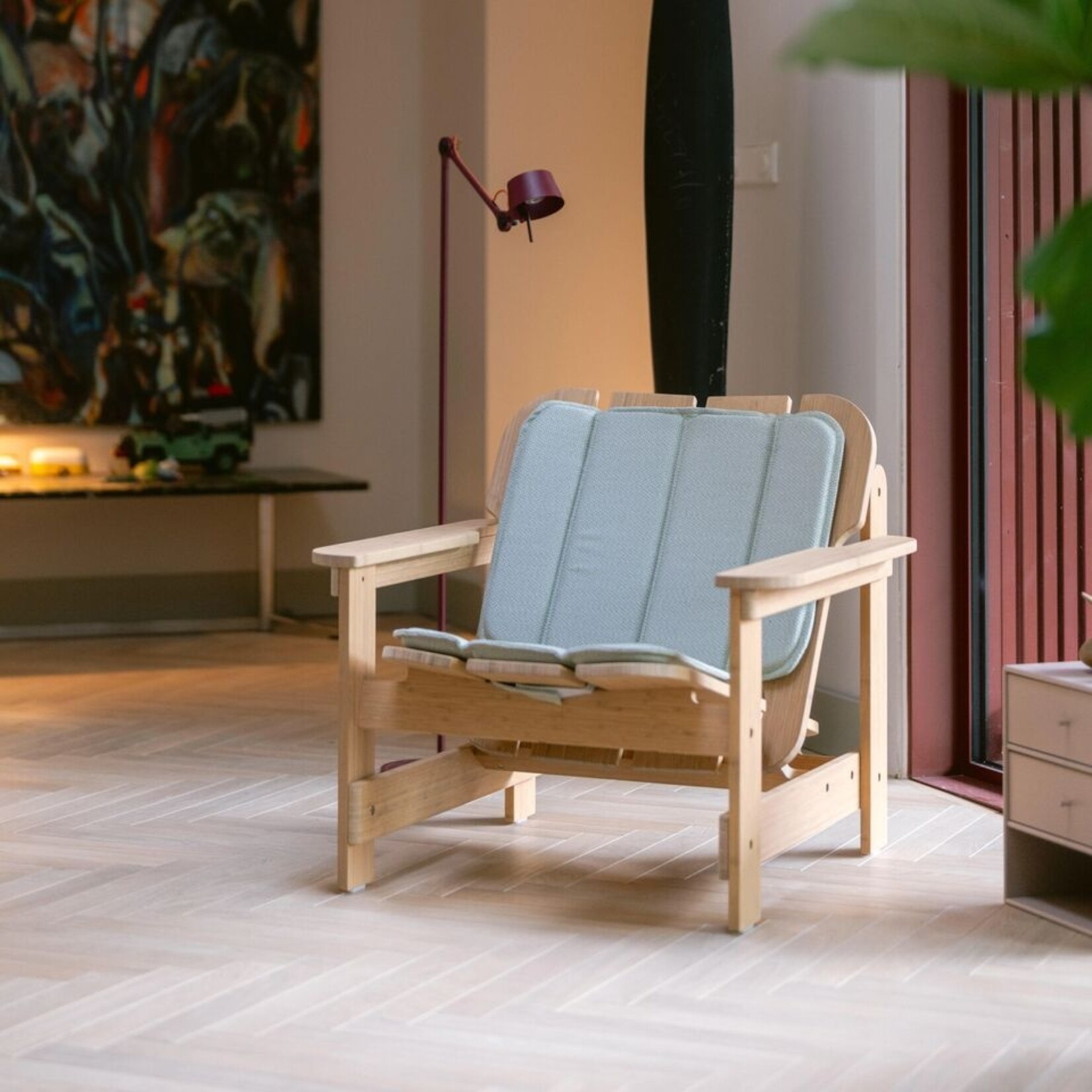 Weltevree Weltevree - Kussenset voor de Picket Chair - Voor binnen - en buitengebruik  - Lichtgroen