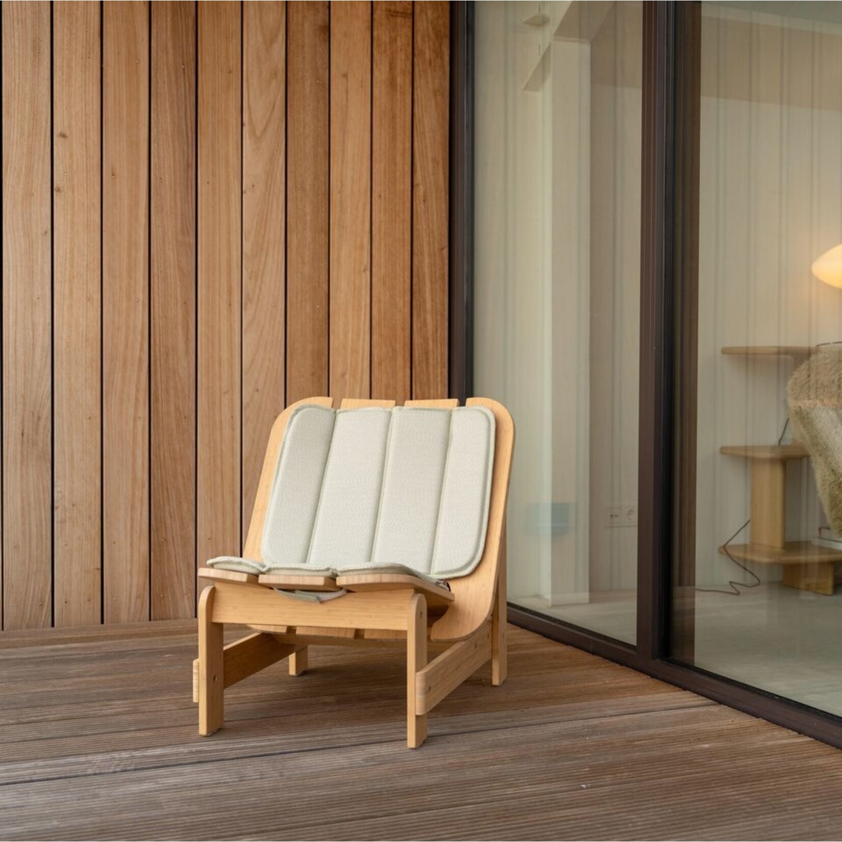 Weltevree Weltevree - Kussenset voor de Picket Chair - Voor binnen - en buitengebruik  - Lichtgroen