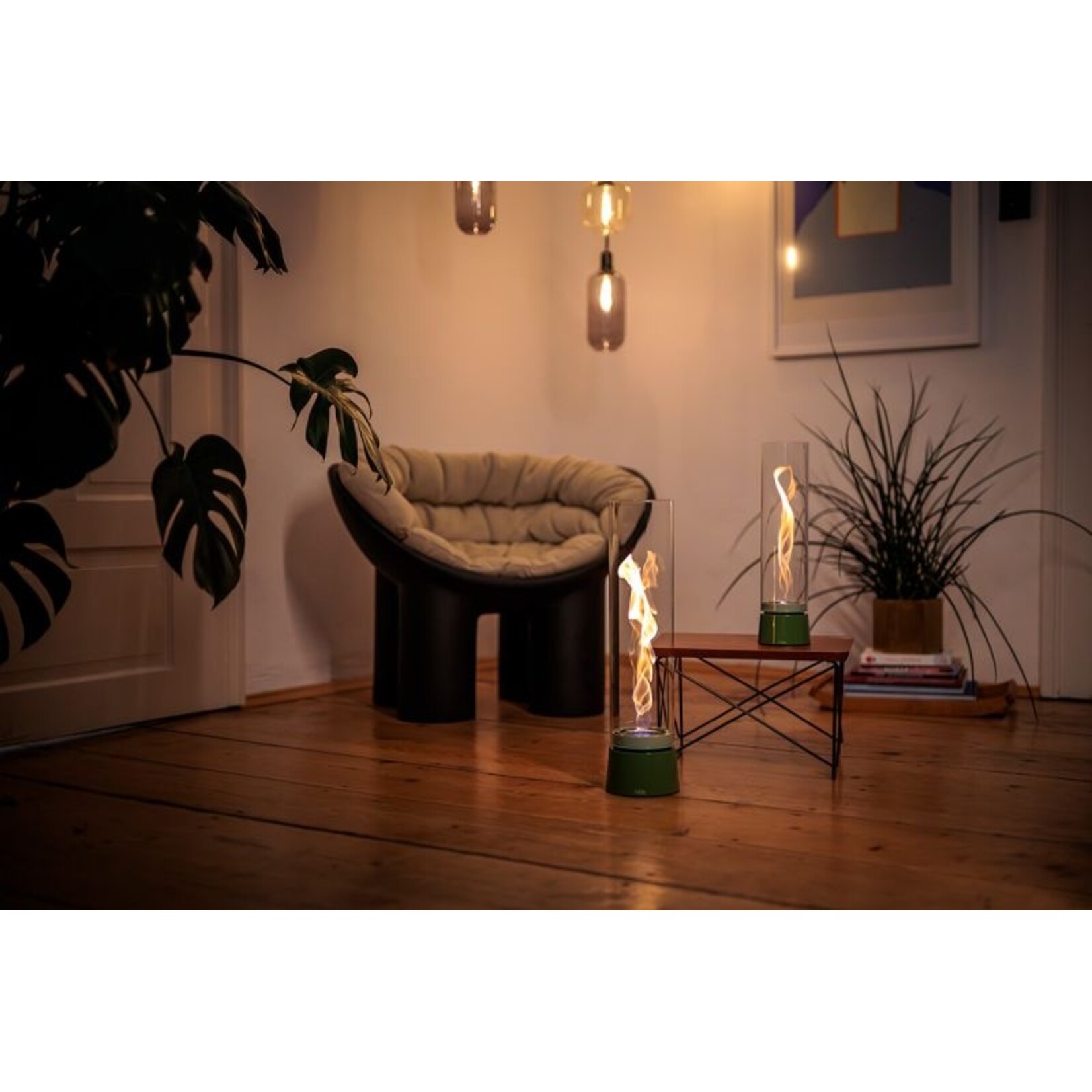 Höfats Höfats - SPIN Air 1200 Cheminée de table - Emaille Vert