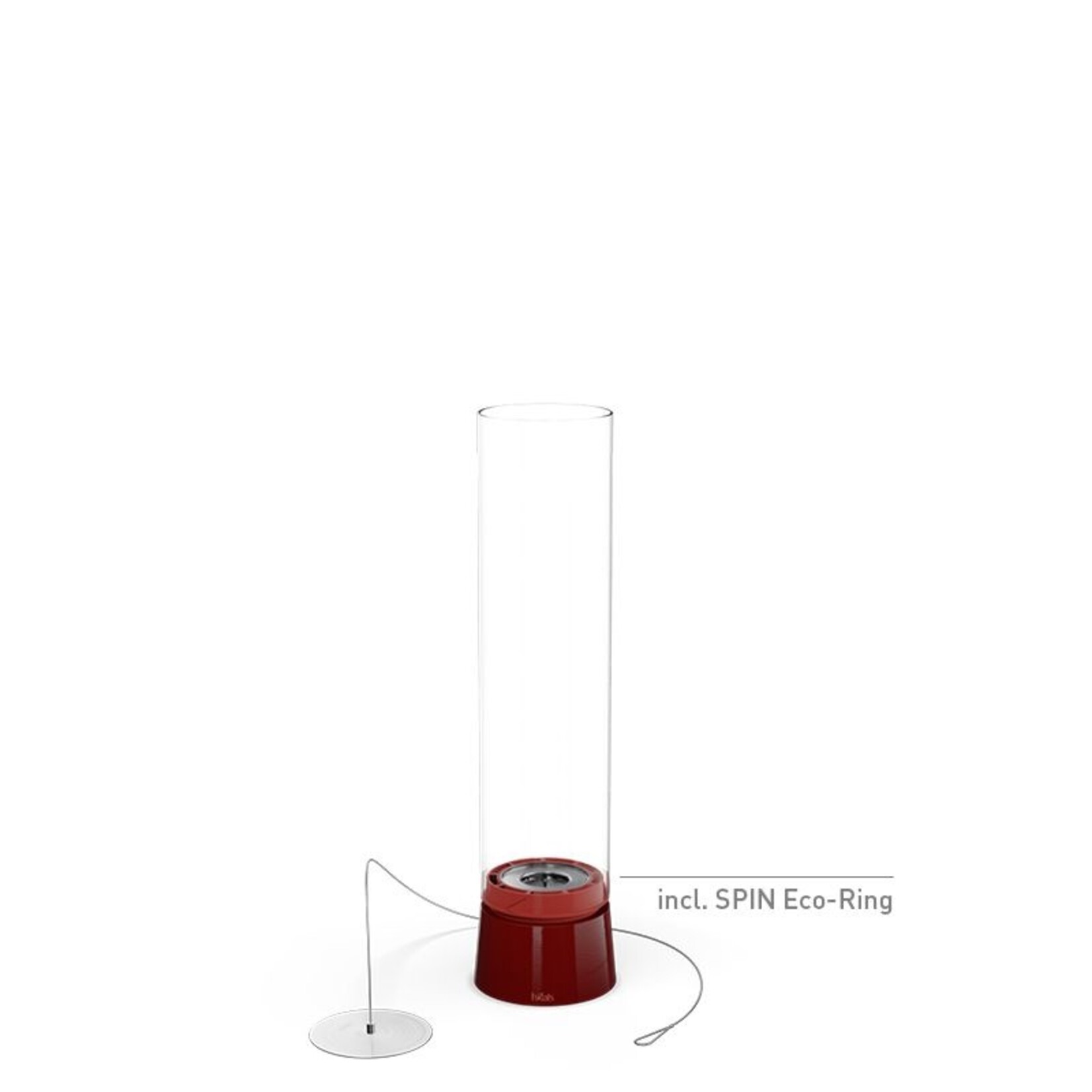 Höfats Höfats - SPIN Air 900 Cheminée de table - Émail rouge