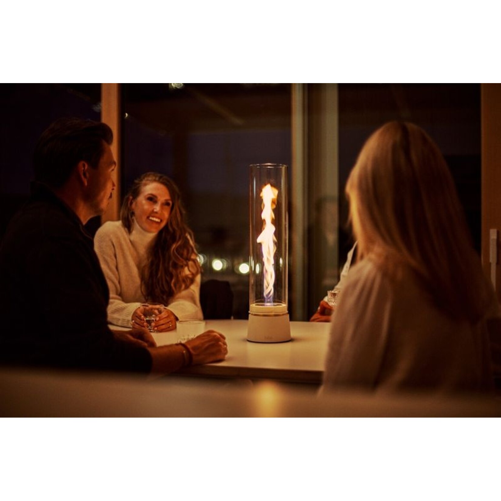 Höfats Höfats - SPIN Air 1200 Cheminée de table - Crème