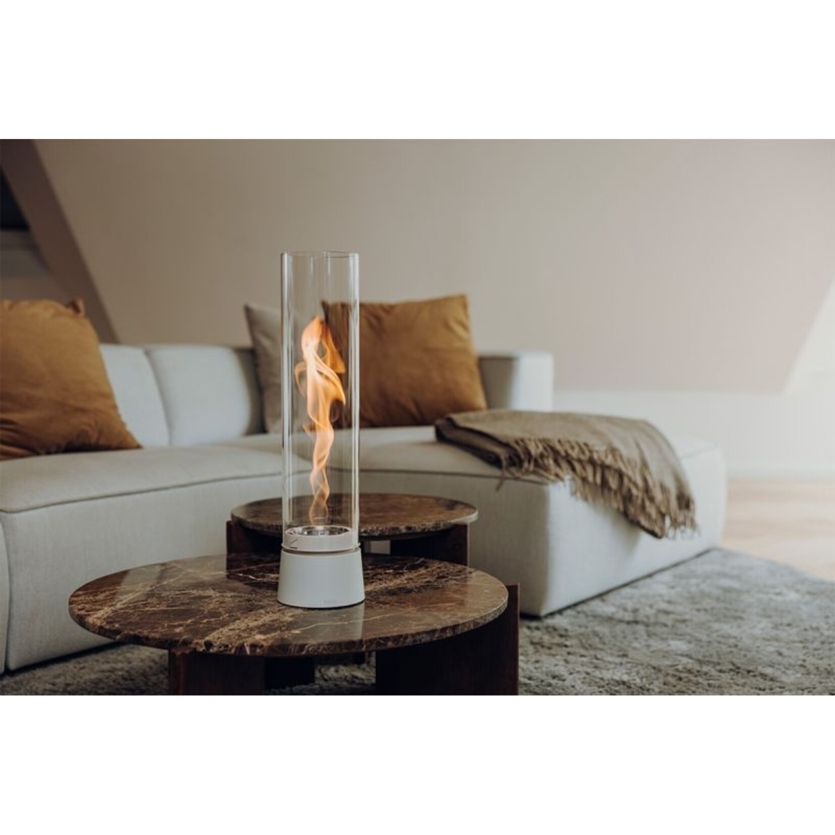 Höfats Höfats - SPIN Air 1200 Cheminée de table - Crème