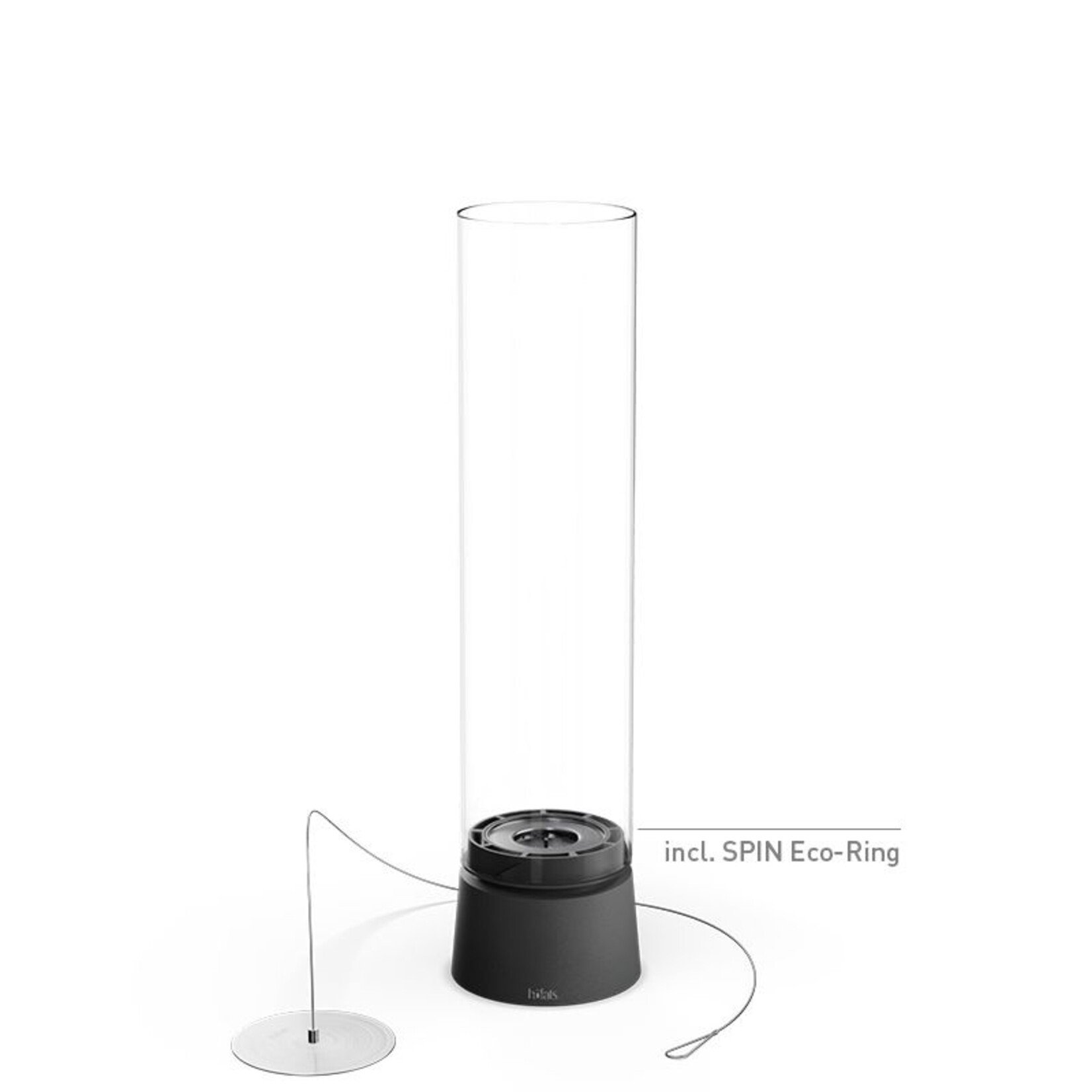 Höfats Höfats - SPIN Air 1200 Cheminée de table - Noir Mat