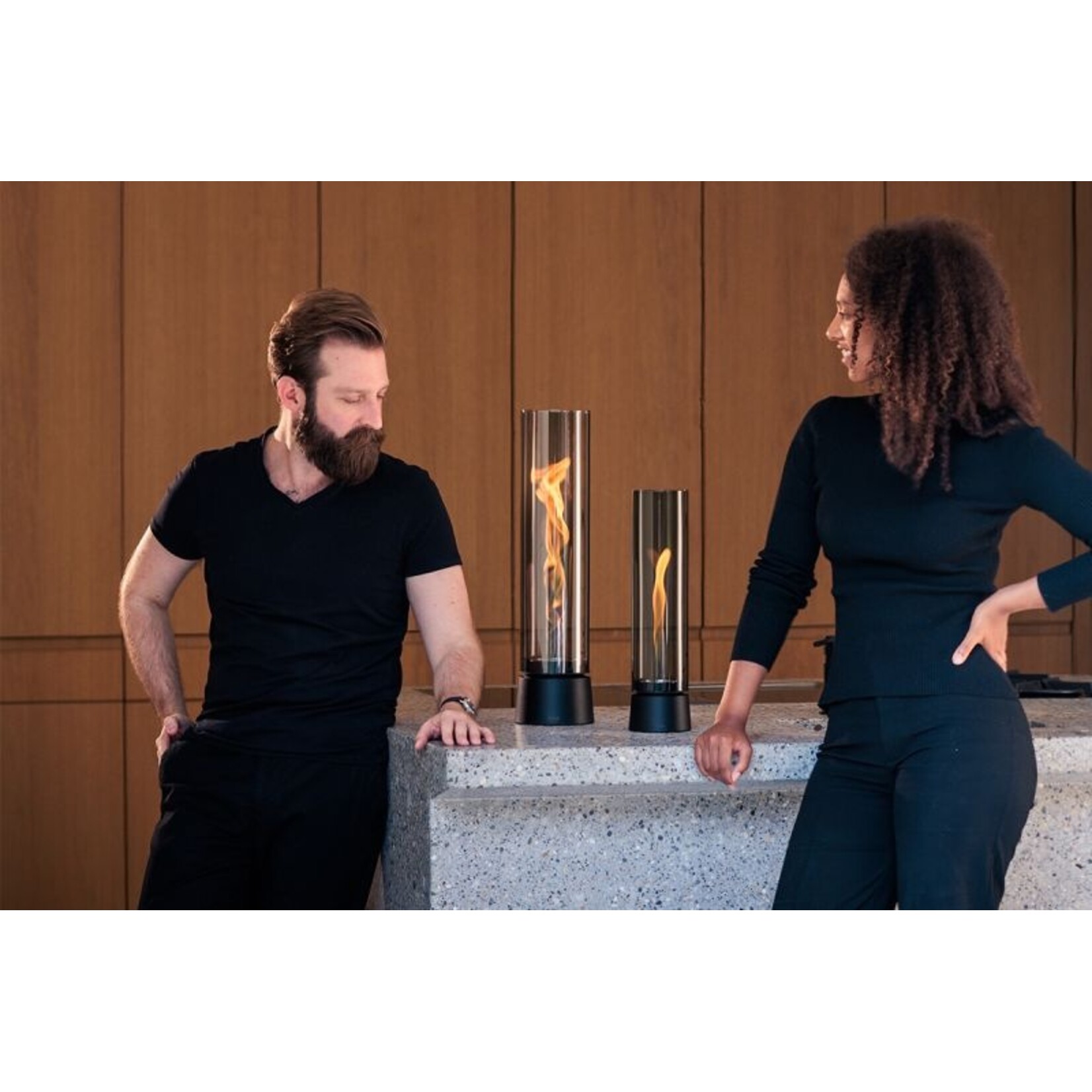 Höfats Höfats - SPIN Air 1200 Cheminée de table - Entièrement Noir