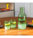 Remember - Set van 2  glazen 'Jill' - Groen - Borosilicaatglas - Transparant