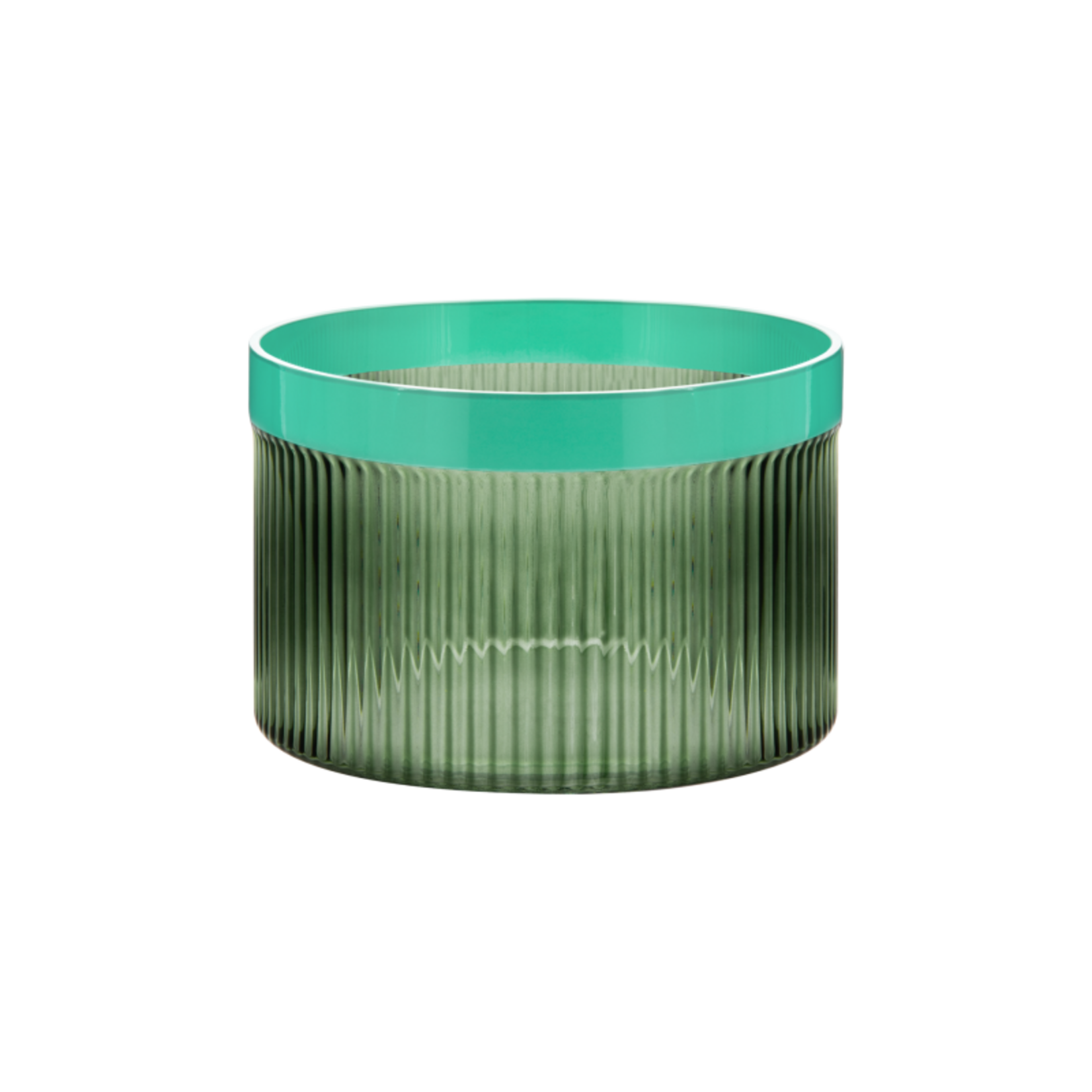 Remember Remember - Bol en verre « Groove » - Vert - Verre - Strié