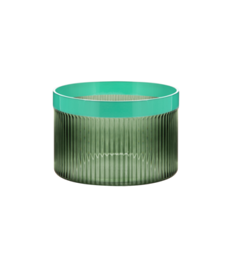 Remember Remember - Bol en verre « Groove » - Vert - Verre - Strié