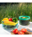 Remember - Glazen Schaal 'Groove' - Groen - Glas - Geribbeld