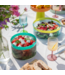 Remember - Bol en verre « Groove » - Vert - Verre - Strié