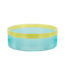 Remember - Bol en verre « Groove » - Bleu - Verre - Strié