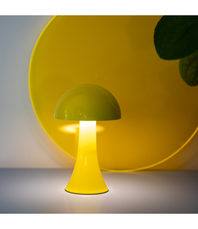Remember - Minilampje 'Filou' - Geel - Metaal - LED