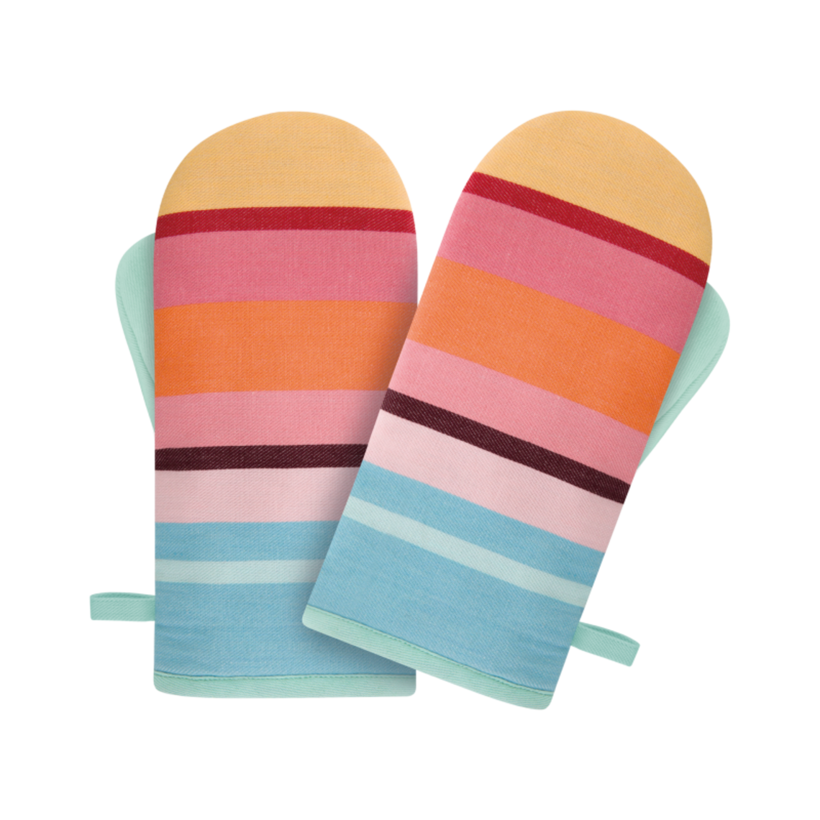 Remember Remember - Ovenwanten - Set van 2 nummer 4 - Katoen - Polyester - Multi Color