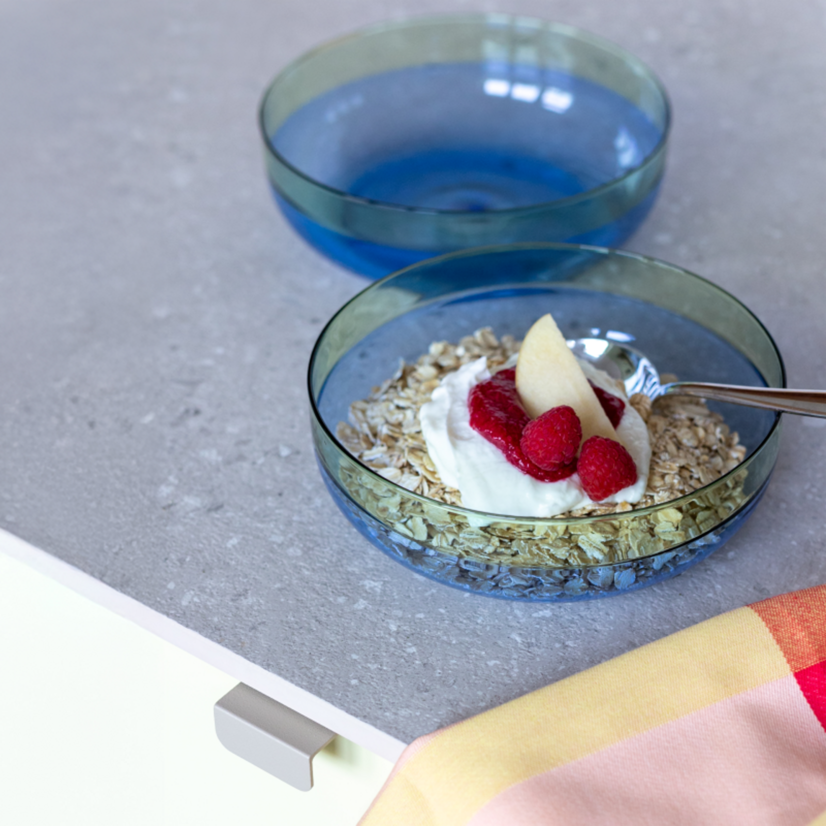 Remember Remember - Set van 2 glazen kommen - Ocean - Borosilicaatglas