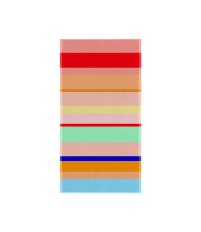 Remember - Rimini - Serviette - Coton - Multicolore- 50x100 cm