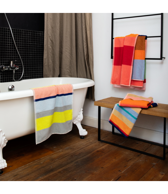 Remember - Nizza - Handdoek - Katoen - Multi color - 50x100 cm