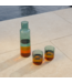 Remember - Set van 2  glazen 'Amber' - Veelkleurig - Borosilicaatglas - Transparant