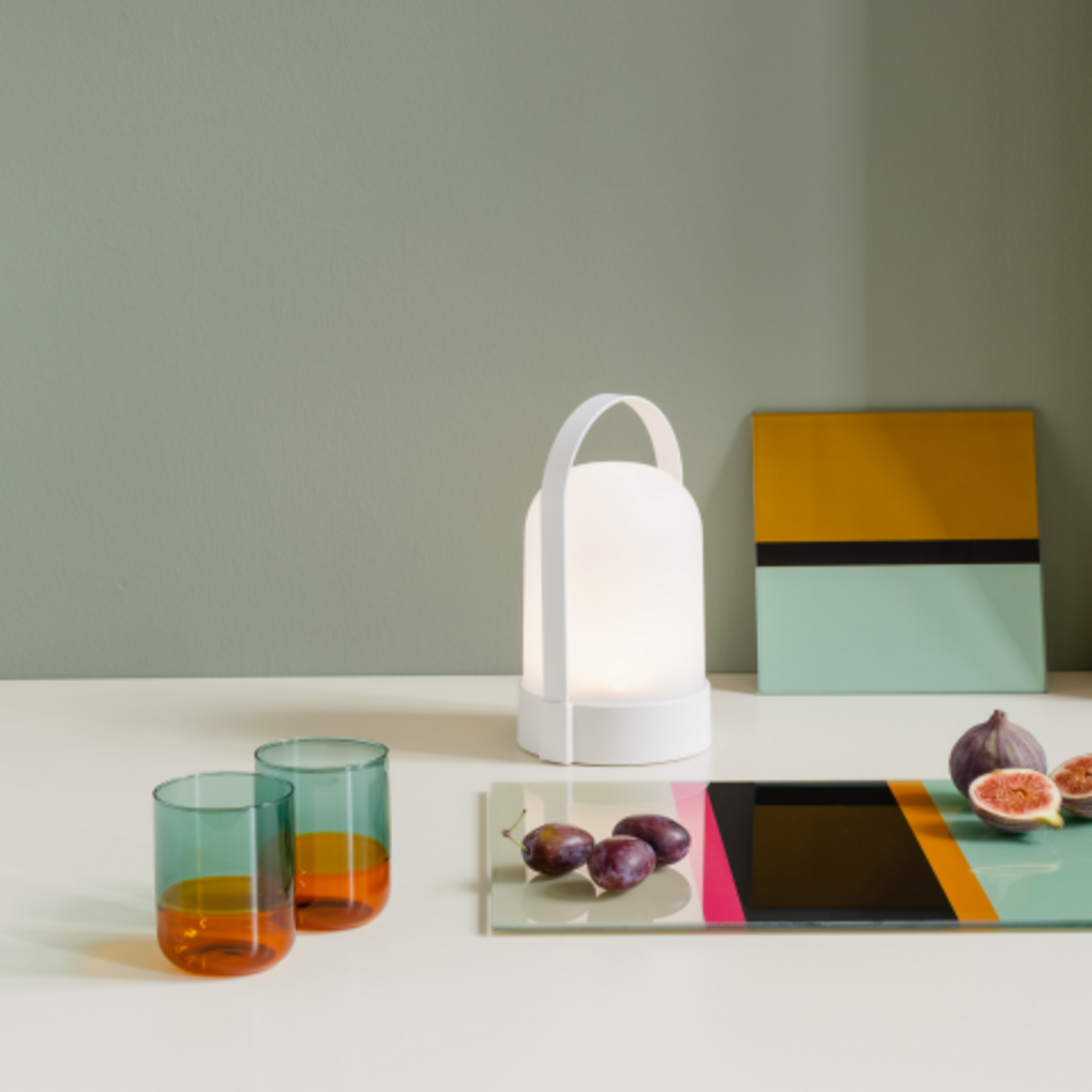 Remember Remember - Set van 2  glazen 'Amber' - Veelkleurig - Borosilicaatglas - Transparant