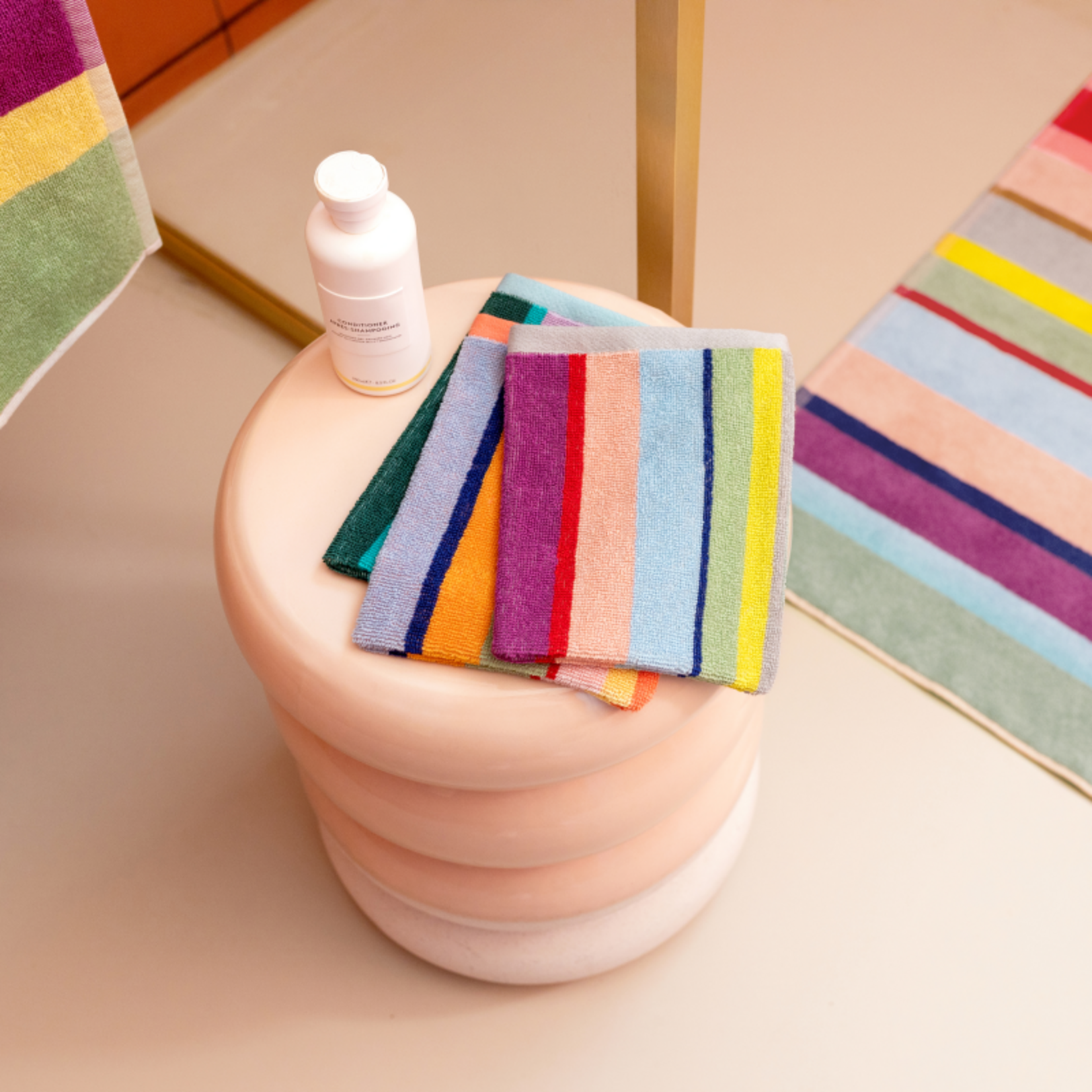 Remember Remember - Nizza - Washandjes - Katoen - Multi color  - Set van 3