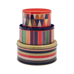 Remember Remember - Set van 3 - Blikdozen 'Klara' - Veelkleurig