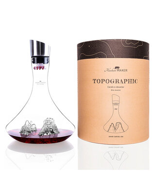 Alaskan MAKER Alaskanmaker - Topographic - Carafe à vin - Grand Canyon - 1 pièce