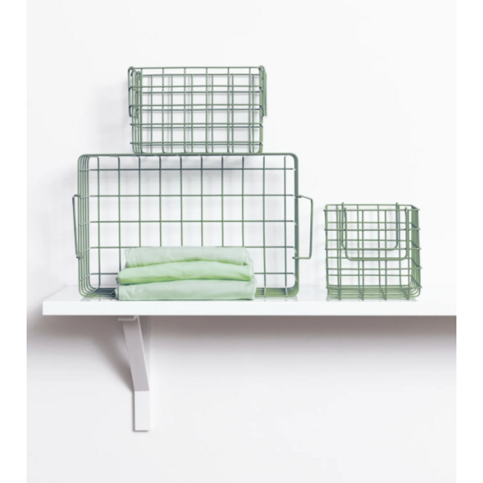 Mustard Made Mustard - Baskets - Paniers - Lot de 3 - Sage