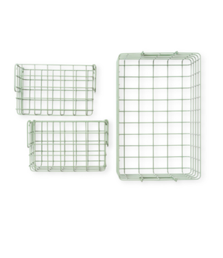 Mustard Made Mustard - Baskets - Paniers - Lot de 3 - Sage