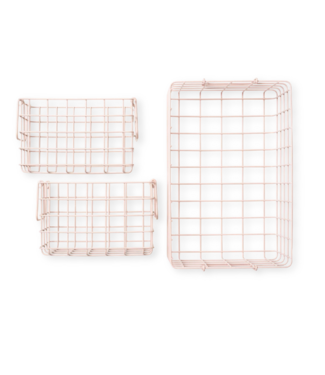 Mustard Made Mustard - Baskets - Manden - Set van 3 - Blush