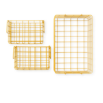 Mustard Made Mustard - Baskets - Manden - Set van 3 - Mustard