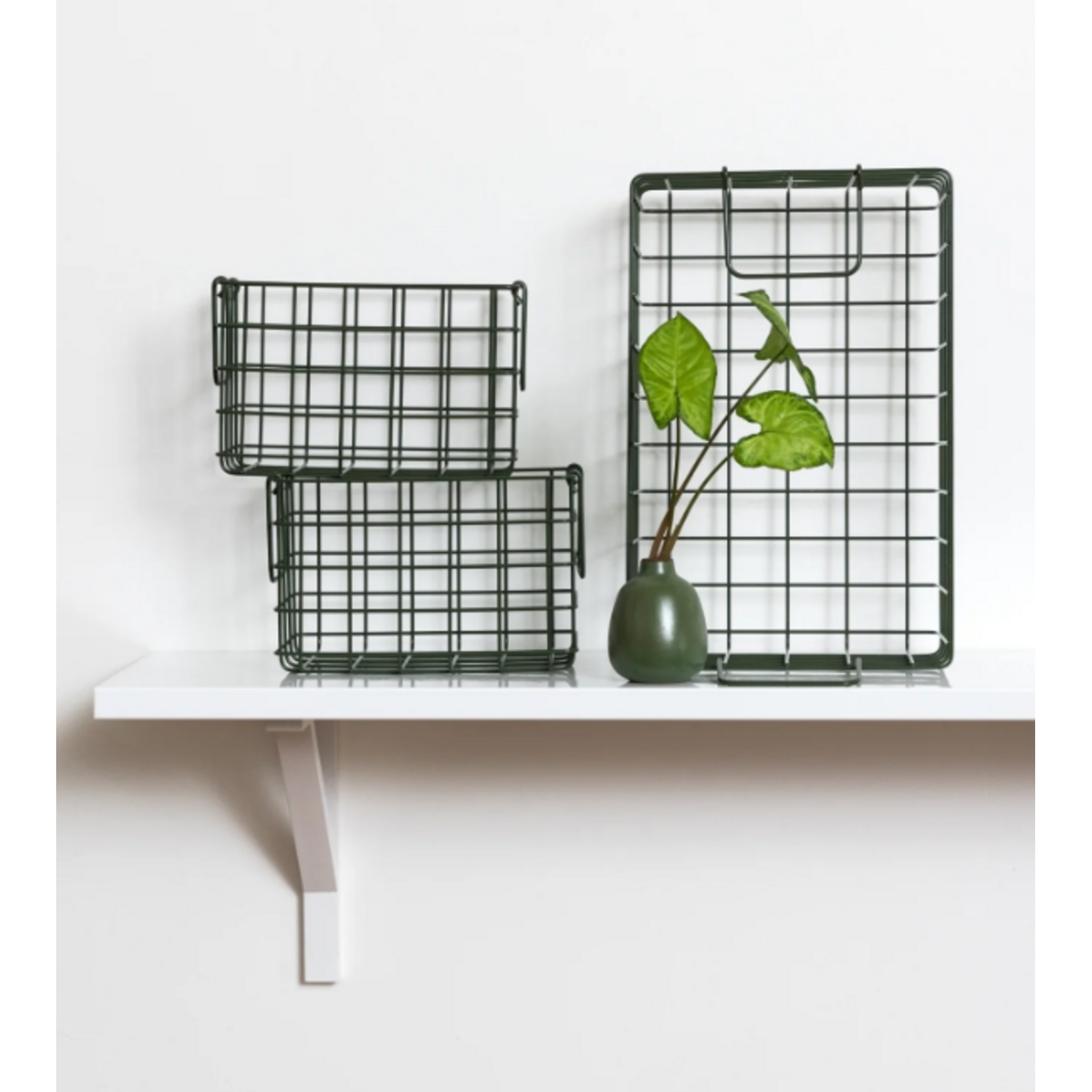 Mustard Made  Mustard - Baskets - Manden - Set van 3 - Olive