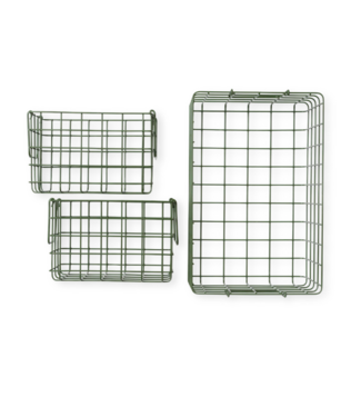 Mustard Made Mustard - Baskets - Manden - Set van 3 - Olive