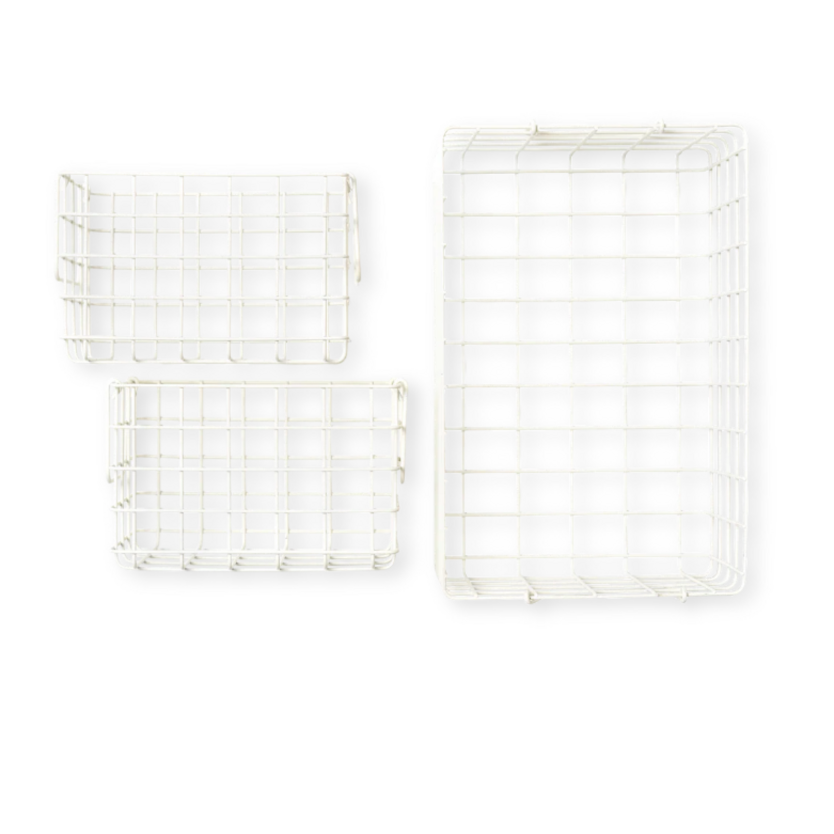 Mustard Made Mustard - Baskets - Manden - Set van 3 - Chalk