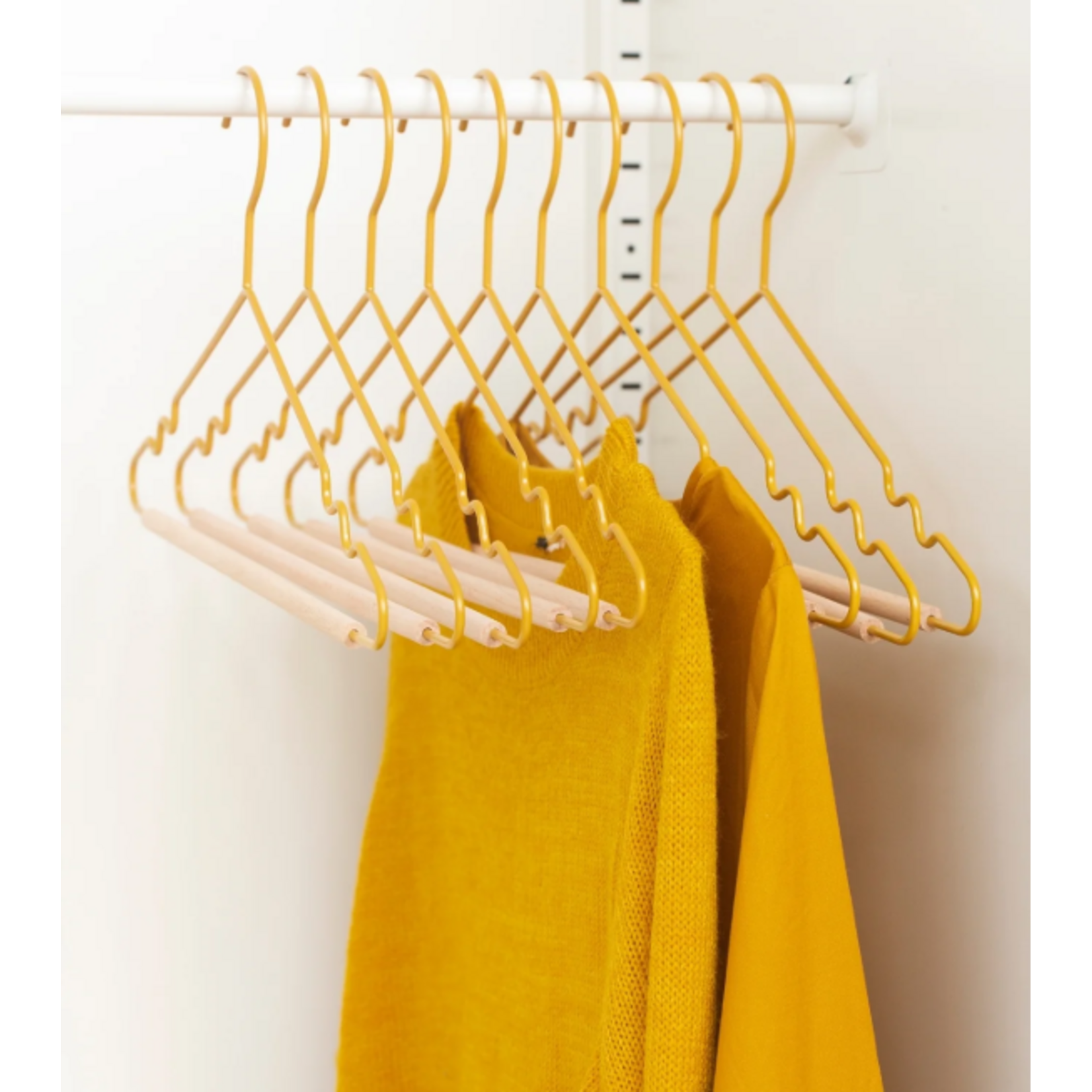 Mustard Made Mustard - Adult top hangers - Kapstokken voor volwassenen  - Set van 10 - Mustard
