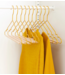Mustard -  Adult top hangers - Porte-manteaux pour adultes - Lot de 10 - Mustard