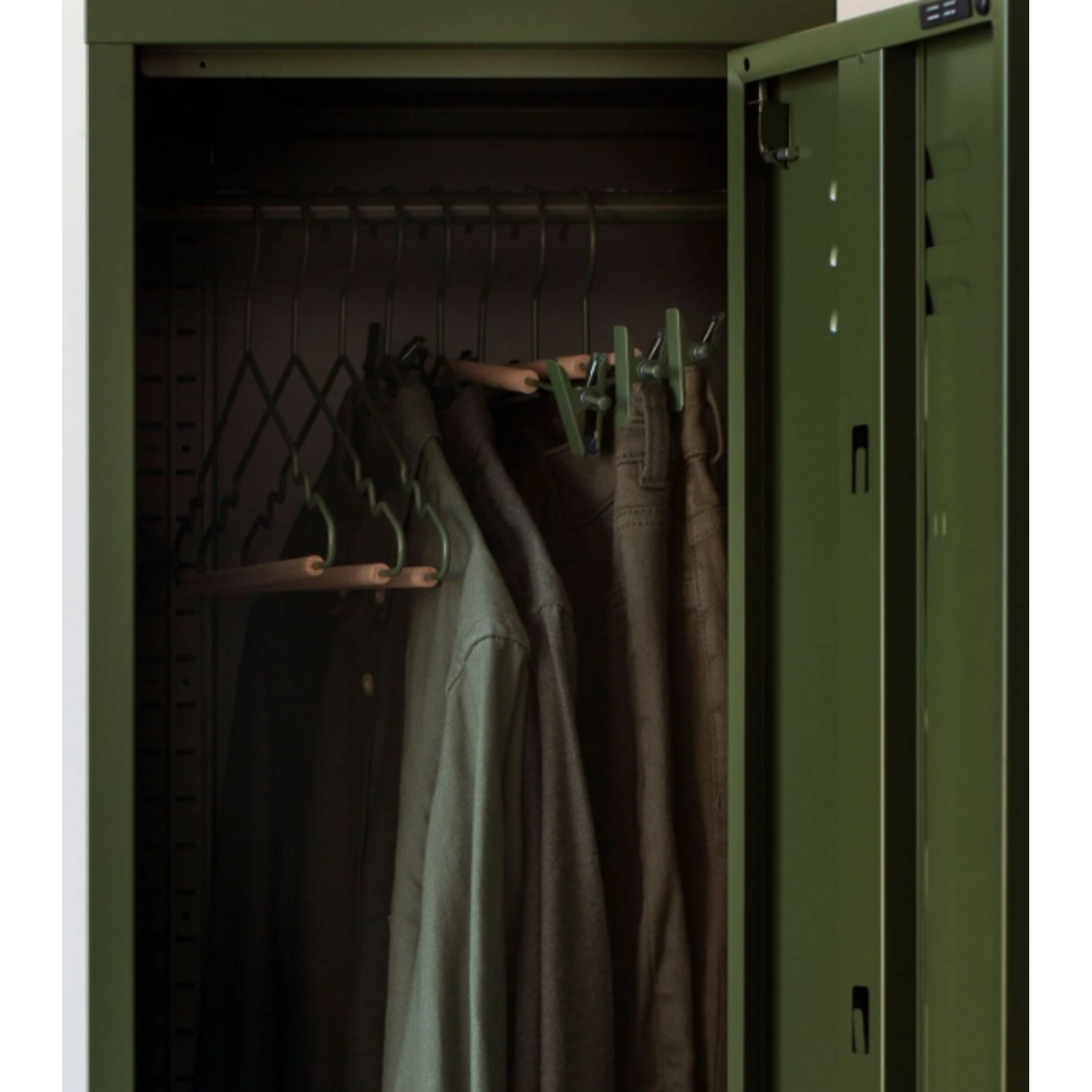 Mustard Made Mustard - Adult top hangers - Kapstokken voor volwassenen  - Set van 10 - Olive